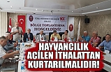 Hayvancılık Acilen İthalattan Kurtarılmalıdır!