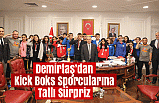 Demirtaş’dan Kick Boks Sporcularına Tatlı Sürpriz
