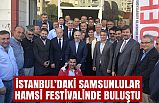 İstanbul’daki Samsunlular Hamsi Festivalinde Buluştu