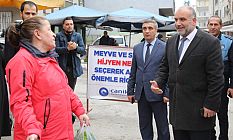 Canik'te pazar yerlerine Sıkı Kontrol