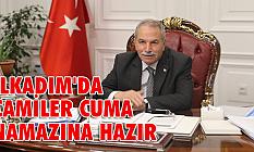 İLKADIM'DA CAMİLER CUMA NAMAZINA HAZIR
