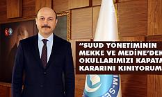Türk Eğitim-Sen, Suud Yönetiminin Mekke Ve Medine’deki Okullarımızı Kapatma Kararını Kınadı