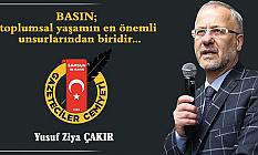 Başkan Çakır 'İŞSİZLİK EN BÜYÜK SORUN'