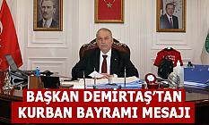 BAŞKAN DEMİRTAŞ’TAN KURBAN BAYRAMI MESAJI