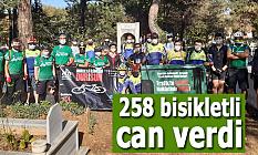 258 bisikletli can verdi