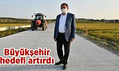 Büyükşehir hedefi artırdı