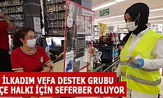 İLKADIM VEFA DESTEK GRUBU İLÇE HALKI İÇİN SEFERBER OLUYOR