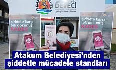 Atakum Belediyesi’nden şiddetle mücadele standları