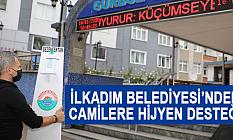 İLKADIM BELEDİYESİ’NDEN CAMİLERE HİJYEN DESTEĞİ