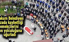 Atakum Belediyesi kazada kaybettiği emekçilerini son yolculuğuna uğurladı