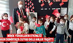 MİNİK YÜREKLERİN ETKİNLİĞİ BAŞKAN DEMİRTAŞ’A DUYGU DOLU ANLAR YAŞATTI