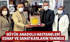 Büyük Anadolu Hastaneleri Esnaf ve Sanatkarların yanında