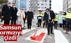 Samsun kırmızıyı çizdi