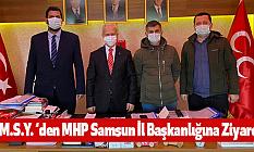 T.M.S.Y. ‘den MHP Samsun İl Başkanlığına Ziyaret