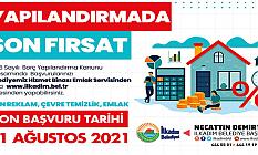 Borç Yapılandırmada Son Başvuru Günü 31 Ağustos