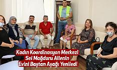 Kadın Koordinasyon Merkezi Sel Mağduru Ailenin Evini Baştan Aşağı Yeniledi