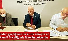 İçinden geçtiğimiz bu kritik süreçte en önemli önceliğimiz ülkenin bekasıdır