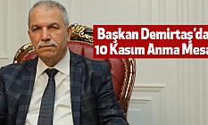 Başkan Demirtaş’dan 10 Kasım Anma Mesajı