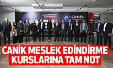 Canik Meslek Edindirme Kurslarına Tam Not