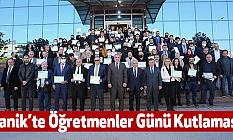 Canik’te Öğretmenler Günü Kutlaması