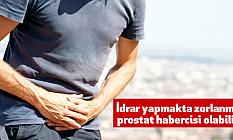 İdrar yapmakta zorlanma prostat habercisi olabilir!