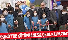 Tekkeköy’de Kütüphanesiz Okul Kalmayacak