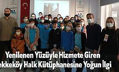 Yenilenen Yüzüyle Hizmete Giren Tekkeköy Halk Kütüphanesine Yoğun İlgi