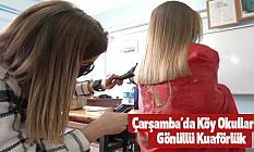 Çarşamba’da Köy Okullarına Gönüllü Kuaförlük