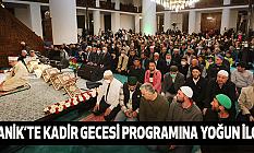 Canik’te Kadir Gecesi Programına Yoğun İlgi