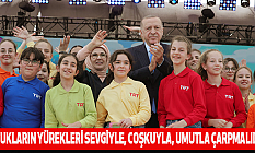 Çocukların yürekleri sevgiyle, coşkuyla, umutla çarpmalıdır