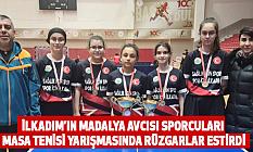 İlkadım’ın Madalya Avcısı Sporcuları Masa Tenisi Yarışmasında Rüzgarlar Estirdi
