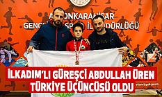 İlkadım’lı Güreşci Abdullah Üren Türkiye Üçüncüsü Oldu