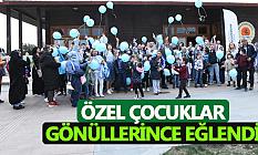 Özel çocuklar gönüllerince eğlendi