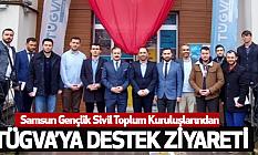 Samsun Gençlik Sivil Toplum Kuruluşlarından TÜGVA’ya Destek Ziyareti