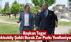 Başkan Togar:Tekkeköy Şehit Burak Zor Parkı Yenileniyor