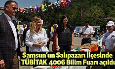 Samsun’un Salıpazarı İlçesinde TÜBİTAK 4006 Bilim Fuarı açıldı