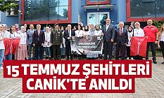 15 Temmuz Şehitleri Canik'te Anıldı