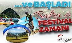 Bafra’da festival zamanı