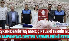 Başkan Demirtaş Genç Çiftleri Tebrik Edip Kampanyaya Destek Vermelerini İstedi