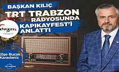 Başkan Kılıç Trt Trabzon Radyosunda Kapıkayfest'i Anlattı