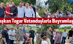 Başkan Togar Vatandaşlarla Bayramlaştı