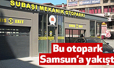 Bu otopark Samsun’a yakıştı