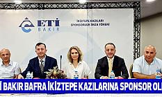 Eti Bakır, İkiztepe kazılarına sponsor oldu