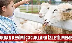 Kurban Kesimi Çocuklara İzletilmemeli