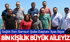 Sağlık-Sen Samsun Şube Başkanı İlyas Biçer: 6 Bin Kişilik Büyük Aileyiz
