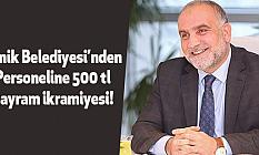 Samsun Canik Belediyesi’nden Personeline 500 tl bayram ikramiyesi!
