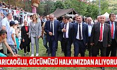 Sarıcaoğlu, Gücümüzü Halkımızdan Alıyoruz