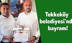 Tekkeköy belediyesi'nde bayram!