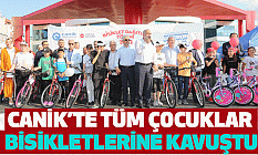 Canik’te Tüm Çocuklar Bisikletlerine Kavuştu