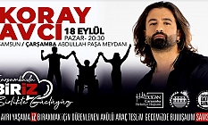 ÇARŞAMBA’DA KORAY AVCI İLE “BİRİZ” KONSERİ